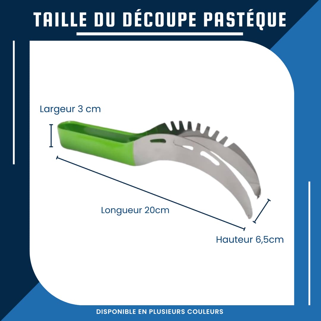 Découpe-Pastèque en Acier Inoxydable  -  Taille/Mesure | udealmart.com