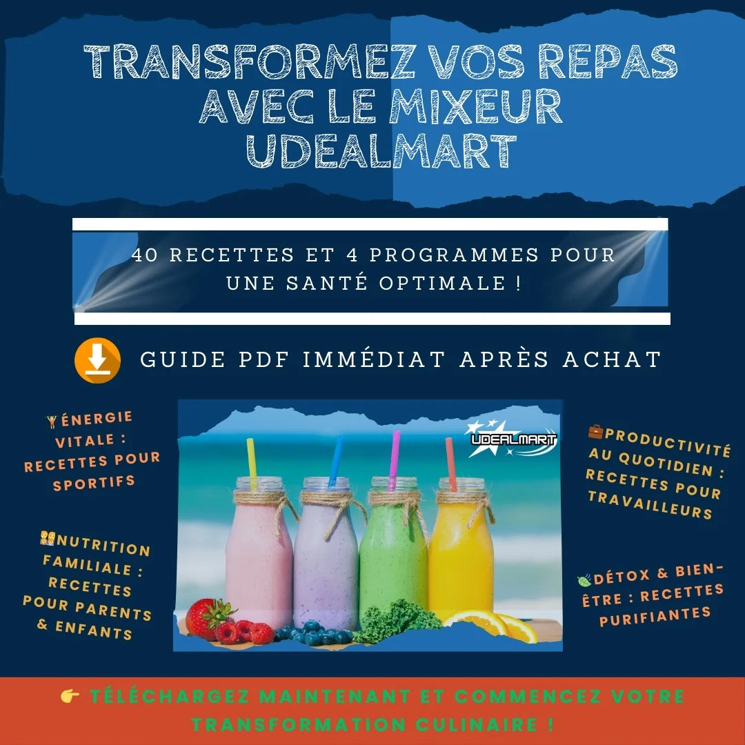 Transformez vos repas avec le mixeur UdealMart