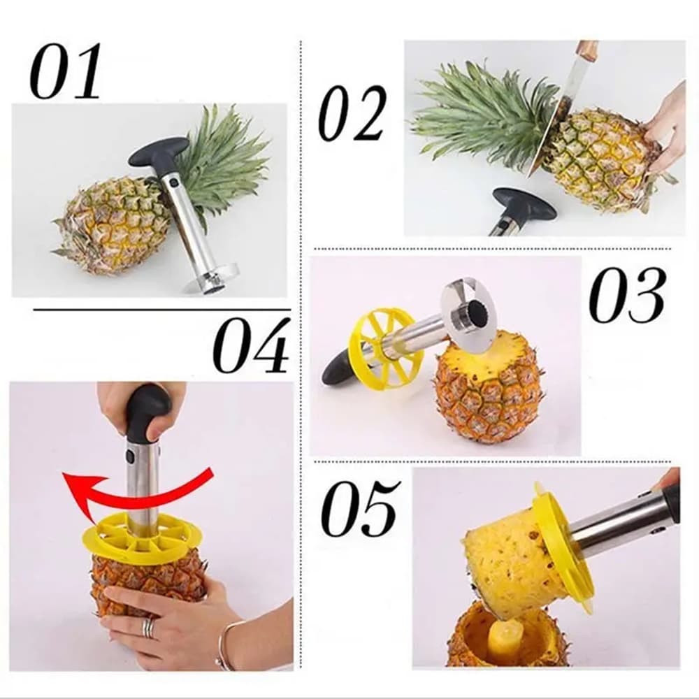 Éplucheur d'Ananas - utilisation 1 | udealmart.com