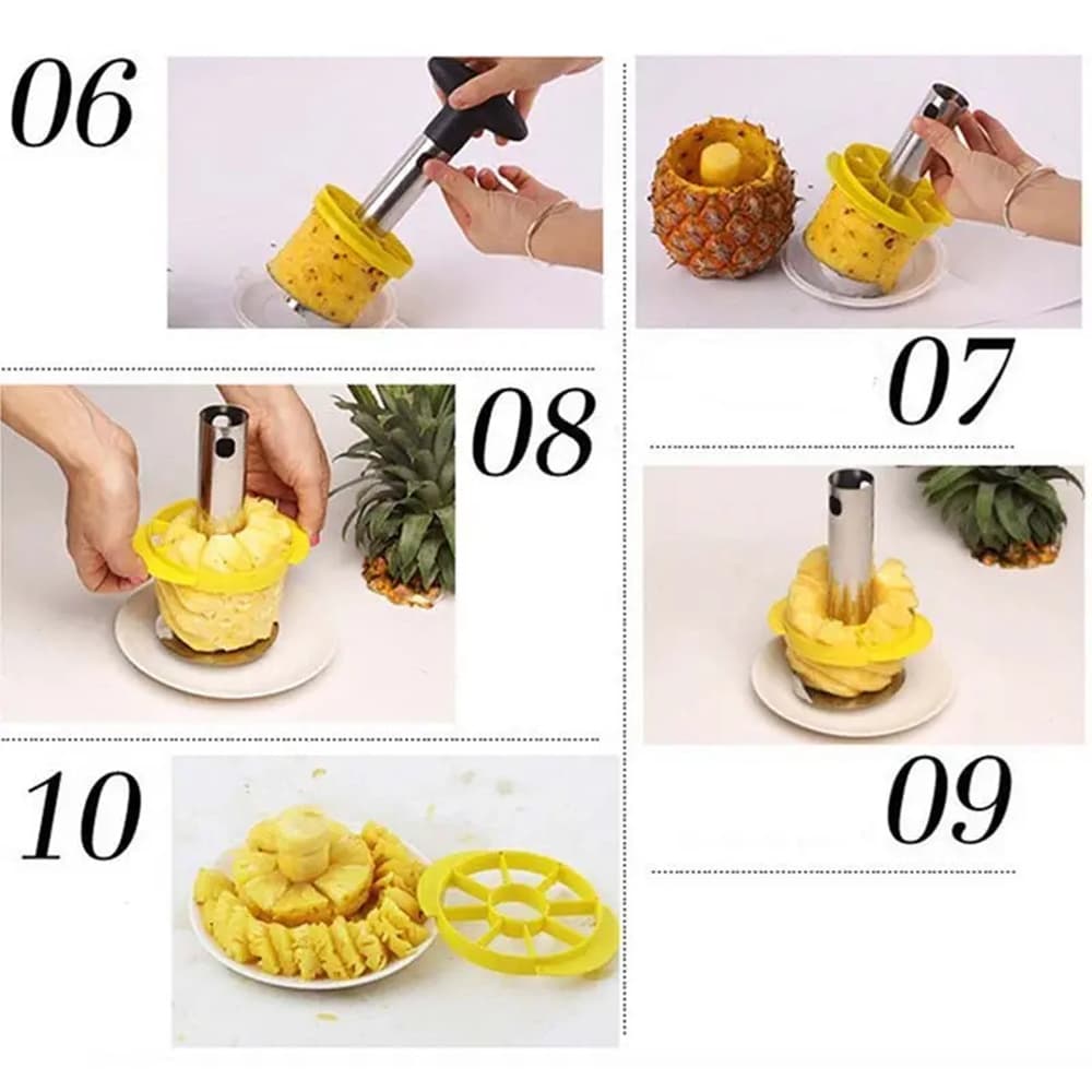 Éplucheur d'Ananas - Utilisation 2 | udealmart.com